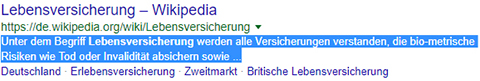 Screenshot Wikipedia Meta-Description